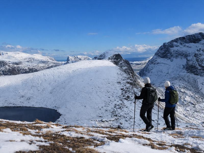 Lofoten Winter Hike and Snowshoe Experience
